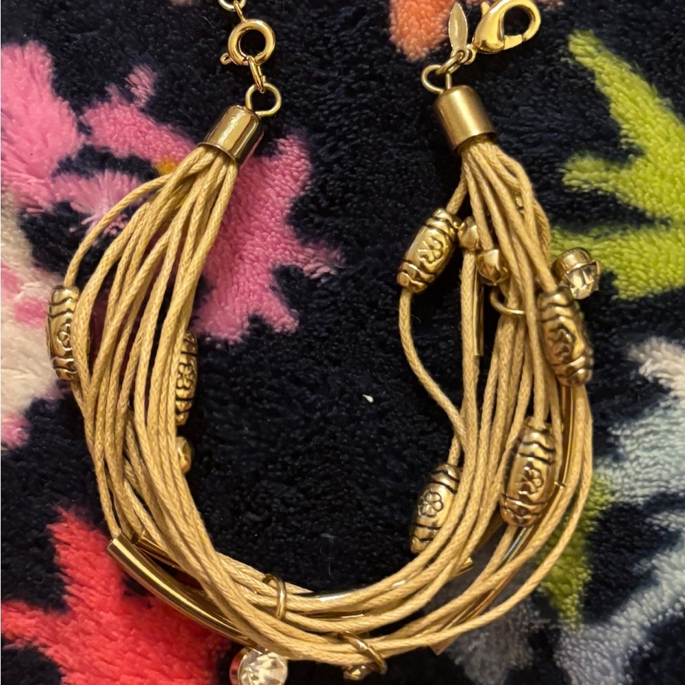 Elegant Gold Multi-Strand Bracelet